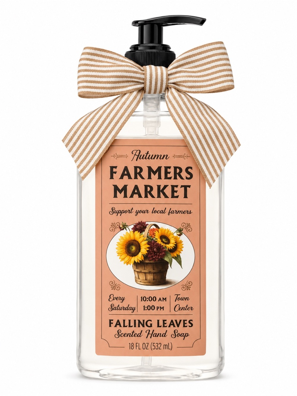 Farmers Market Falling Leaves Scented Hand Soap